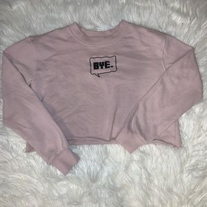 💗💗CUTE FOREVER 21 CROPPED CREWNECK 💗💗